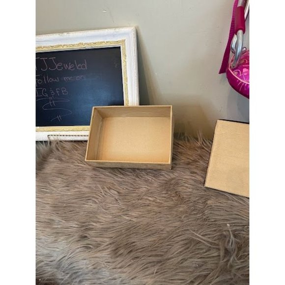 Small Brown Suede Box- Perfect for DIY - 5 boxes - Picture 2 of 6